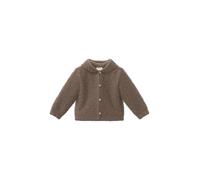 Unisex Teddyplüschjacke mit Kapuze 62 braun 2184324.8481.62