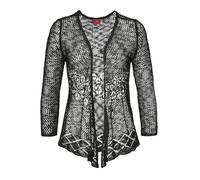 Strickjacke S.OLIVER Gr. 40/42, schwarz Damen Strickjacken (787730-40) schwarz