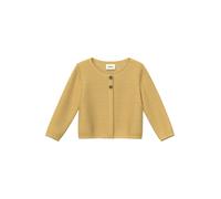 Verkürzte Strickjacke mit Ajourmuster 74 gelb 2178557.1614.74