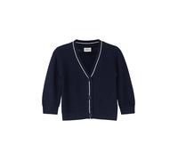 Strickjacke mit Kontraststreifen 86 blau 2175985.5952.86
