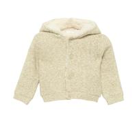 s.Oliver Strickjacke mit Plüschfutter und Kapuze Ohren 74 beige/natur