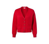 Cardigan aus Wollmix mit Metall-Knöpfen 38 rot 2171660.3384.38