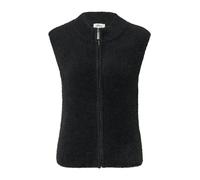 Flauschige Weste mit Reißverschluss 38 schwarz 2171614.9999.38