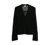 s.Oliver Red Label - Ajour-Strickjacke schwarz - Gr. - 42