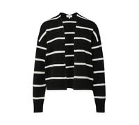 Gestreifter Cardigan aus Baumwollmix 42 schwarz|weiß 2176638.99X4.42