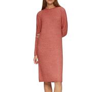 s.Oliver RED LABEL Comfort Fit Strickkleid aus Baumwoll-Mix mit Wollanteil und Raglanärmeln in Rose, Größe 34