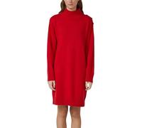 Strickkleid mit dekorativem Knopf-Detail 38 rot 2171664.3384.38