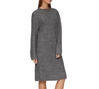 s.Oliver Damen 2154190 Strickkleid, Grau/Schwarz 9730, 38