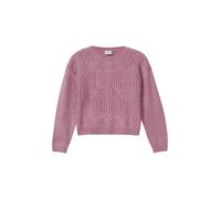 Kurzer Strickpullover im Loose Fit mit Zopfmuster 170/176 Rosa 2169197.4189.170_176