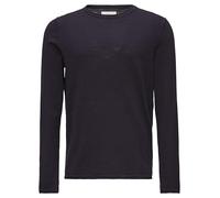 s.Oliver RED LABEL Regular Fit Strickpullover mit gerollten Bundabschlüssen in Violett, Größe L