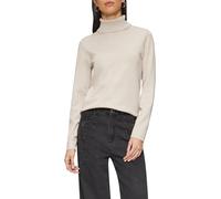 Rollkragenpullover S.OLIVER BLACK LABEL Gr. 34, grau (stone melange), Damen, Obermaterial: 71% Viskose, 29% Polyester, meliert, Pullover, mit Rippbündchen (43474813-34) stone melange
