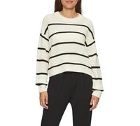 Strickpullover mit Ringeln XXL creme|schwarz 2158979.99G0.XXL