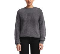 QS Melierter Pullover mit überschnittener Schulter