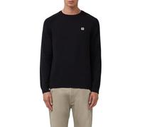 Strickpullover aus Baumwolle mit Raglanärmeln XXL schwarz 2170232.9999.XXL