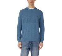 Strickpullover aus Baumwolle mit Strukturmix M petrol 2171739.6244.M