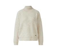 Weicher Wollmix-Strickpullover mit Stehkragen 34 Beige 2170458.81W9.34