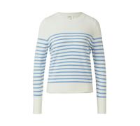 s.Oliver - Strickpullover blau/creme - Gr. - 46