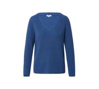s.Oliver RED LABEL Regular Fit Strickpullover aus Baumwoll-Mix in Blau, Größe 42