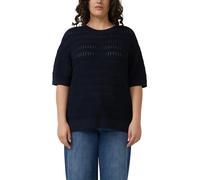 Ajour-Pullover mit Halbarm 48 blau 2181305.5959.48