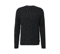 Melierter Strickpullover mit Rippstruktur L blau 2170225.59X1.L