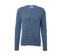 Strukturierter Pullover mit Flammgarn aus Baumwollmix XXL blau 2172264.6244.XXL