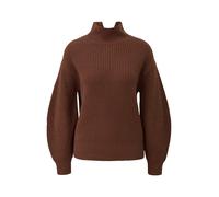 Grobstrickpullover mit Stehkragen 42 braun 2171669.8837.42
