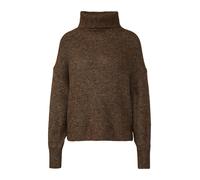Oversize-Strickpullover mit weiten Ärmeln und Rollkragen 46 braun 2170821.8945.46