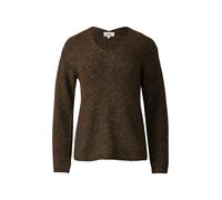 Weicher Strickpullover im Relaxed Fit mit V-Ausschnitt 48 braun 2168002.8945.48