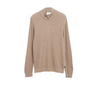 s.Oliver Pullover Troyer RED LABEL Regular Fit Herren 100% Baumwolle Beige (sepia braun) XL