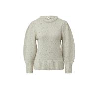 Strickpullover mit Puffärmeln aus Baumwollmix 42 creme 2168129.04X3.42