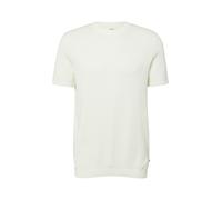 Gestricktes T-Shirt aus Baumwoll-Leinen-Mix L creme 2175904.0200.L