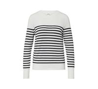 s.Oliver - Strickpullover creme/schwarz - Gr. - 46