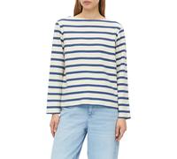 Leichtes Sweatshirt mit Streifen 42 blau|creme 2188145.55G2.42