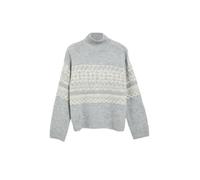 s.Oliver - Strickpullover grau/creme - Gr. - 46