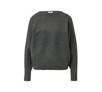 Pullover in Rippstruktur mit Fledermausärmeln 38 grau 2171603.97W3.38