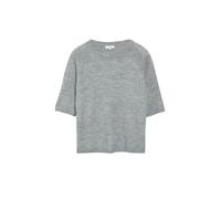 Strickpullover S.OLIVER, Damen, Gr. 42, grau, Strick, Obermaterial: 60% Polyacryl, 22% Polyester, 10% Alpaka, 8% Polyamid, unifarben, normal hüftbedeckend, Rundhals, Bündchen, Pullover Strickpullover,
