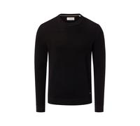 Strukturmix-Pullover aus reiner Baumwolle S schwarz 2170233.9999.S