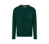 Strickpullover mit Brusttasche und Druckknopf M Grün 2170222.7953.M