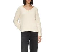 s.Oliver RED LABEL Relaxed Fit Strickpullover aus Baumwoll-Mix in Beige, Größe 42