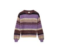 s.Oliver Strickpullover Flauschiger Loose Fit mehrfarbig Lila Gr. 158/164