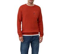 Strickpullover mit Brusttasche und Druckknopf L rot 2170222.3529.L