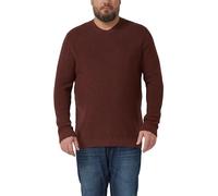 Strickpullover mit Crew Neck und Strukturmuster 5XL rot 2176952.3907.5XL