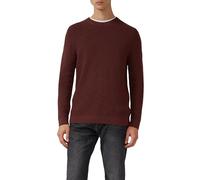 Strickpullover mit Crew Neck und Strukturmuster XL rot 2172249.3907.XL