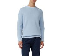 Strickpullover mit Crew Neck und Strukturmuster S blau 2172249.50W1.S