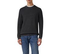 Strickpullover mit Crew Neck und Strukturmuster XL grau 2172249.9898.XL