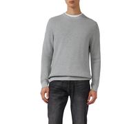 Strickpullover mit Crew Neck und Strukturmuster XL grau 2172249.9400.XL