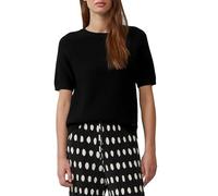 Strickpullover mit feiner Rippstruktur 34 schwarz 2163623.9999.34