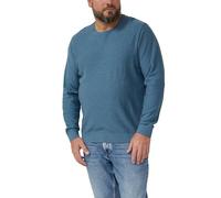 Strickpullover mit Flammgarnstruktur und Rollkante 5XL petrol 2179493.6244.5XL