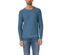 Strickpullover mit Flammgarnstruktur und Rollkante S petrol 2178506.6244.S