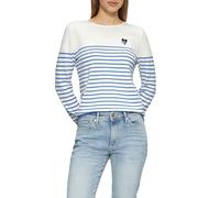 s.Oliver Strickpullover mit Herz-Stickerei Royalblau 44